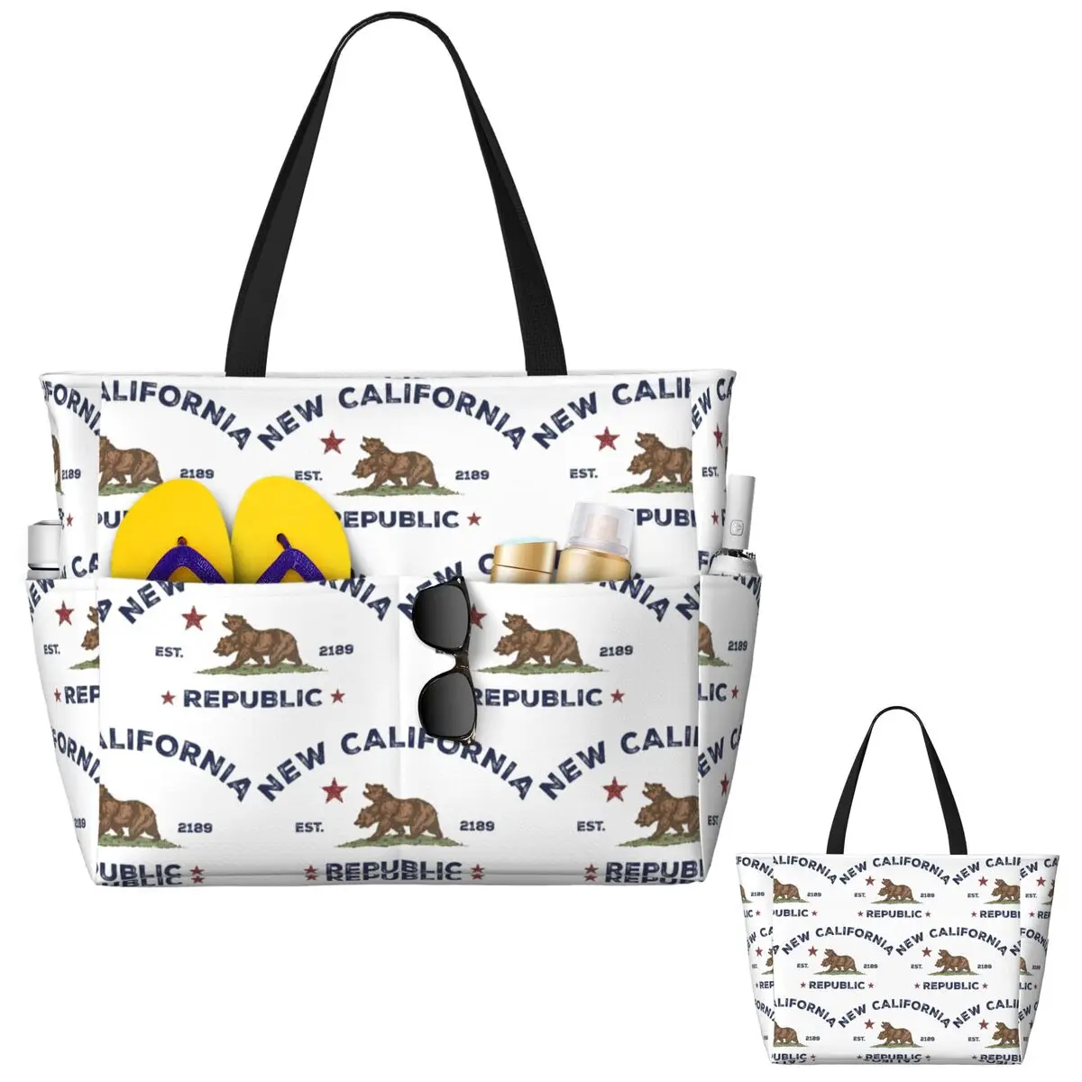 Yoga Fitness California - New California Republic NCR Beach Tote