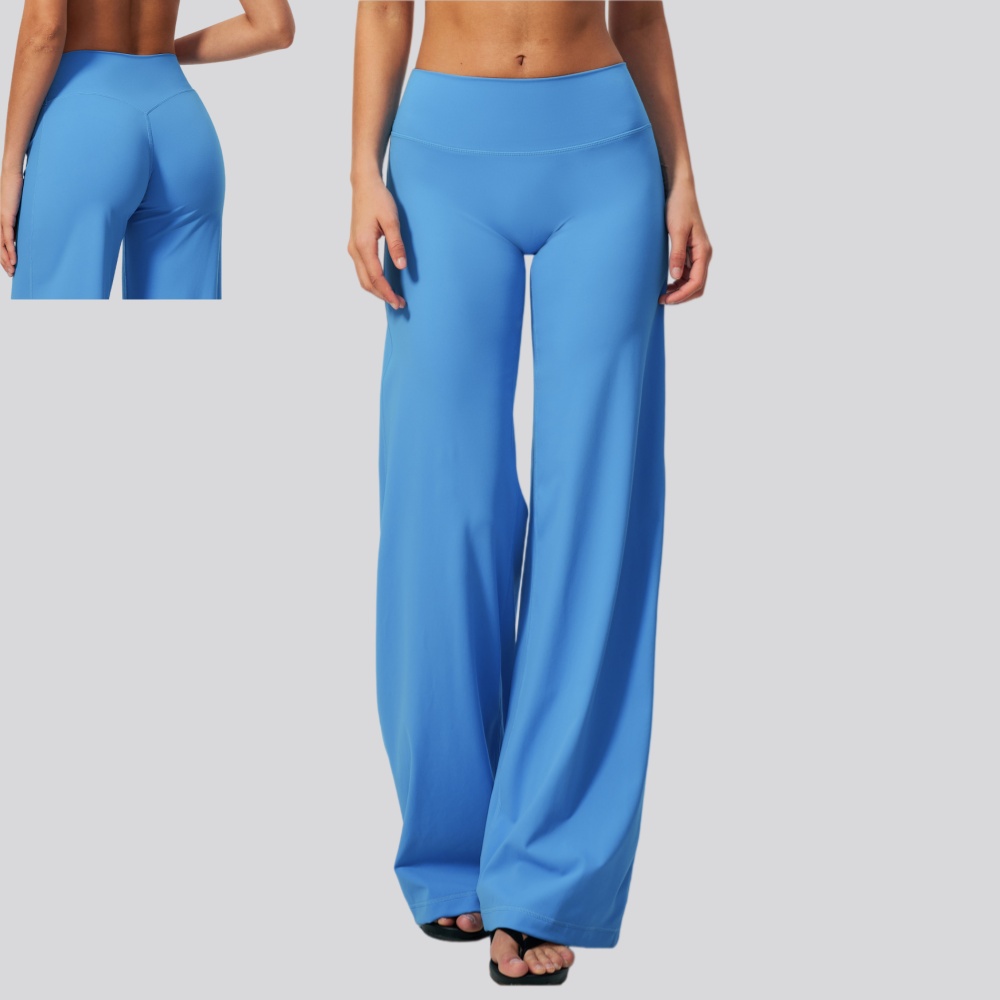 J-Yoga Fitness - Women High Waist Wide Leg Pants
