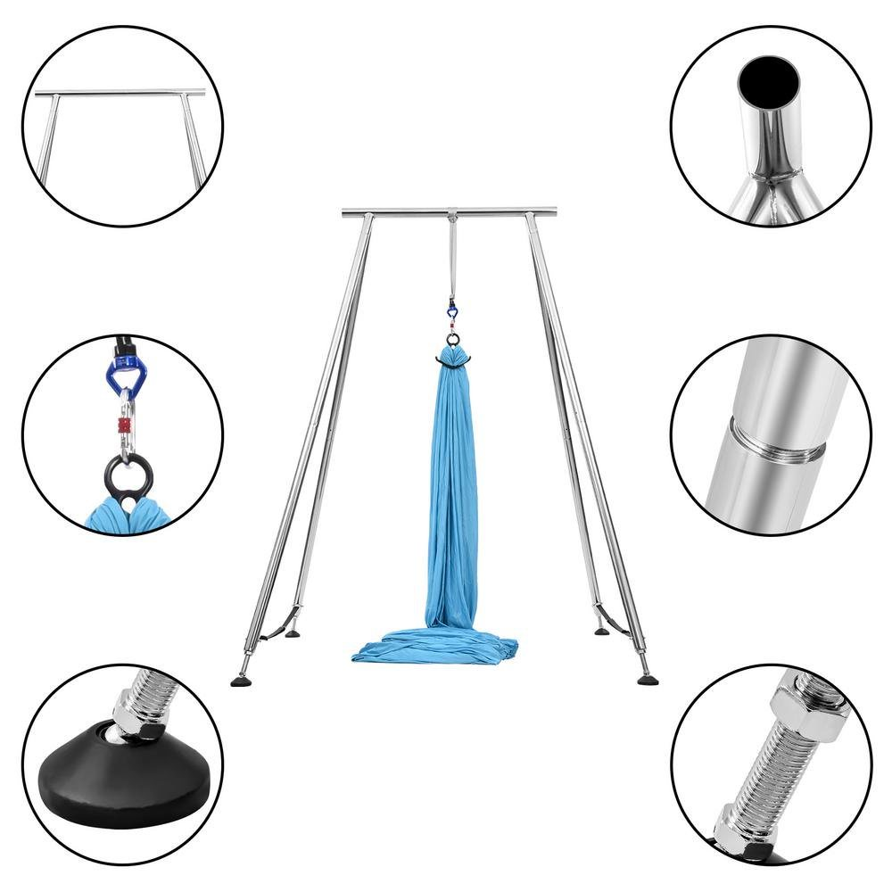 Foldable Portable Height Adjus - Yoga Swing Aerial ulasan dan harga