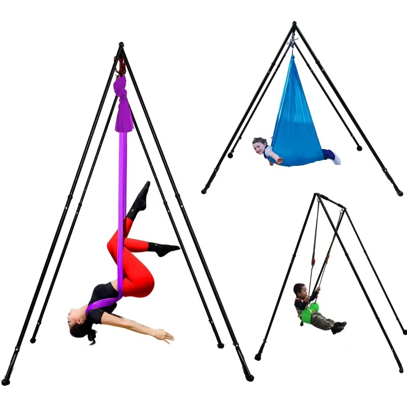 Foldable Portable Height Adjus - Yoga Swing Aerial ulasan dan harga