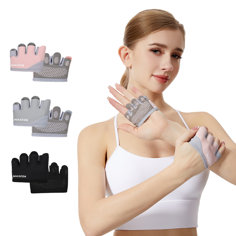 Pair of Fitness Fingerless Glo - Yoga Of Fitness ulasan dan harga