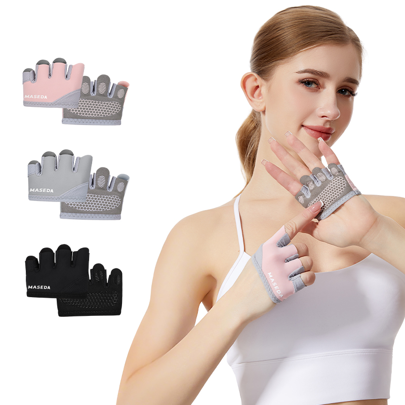 Pair of Fitness Fingerless Glo - Yoga Of Fitness ulasan dan harga