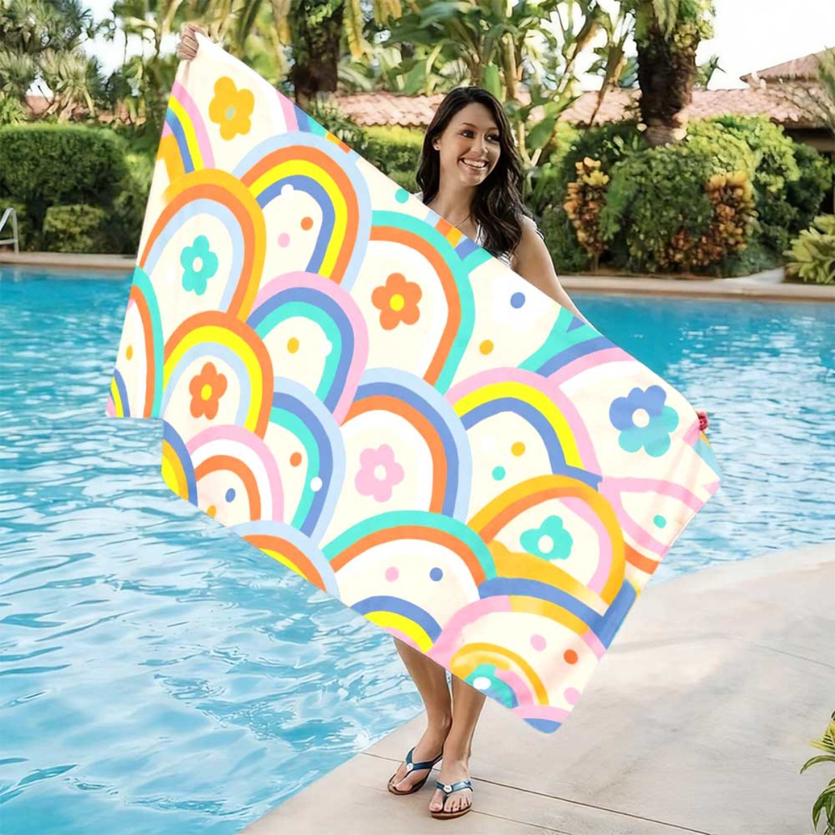 One Beach Towel That Is Reusab - Yoga And Fitness ulasan dan harga