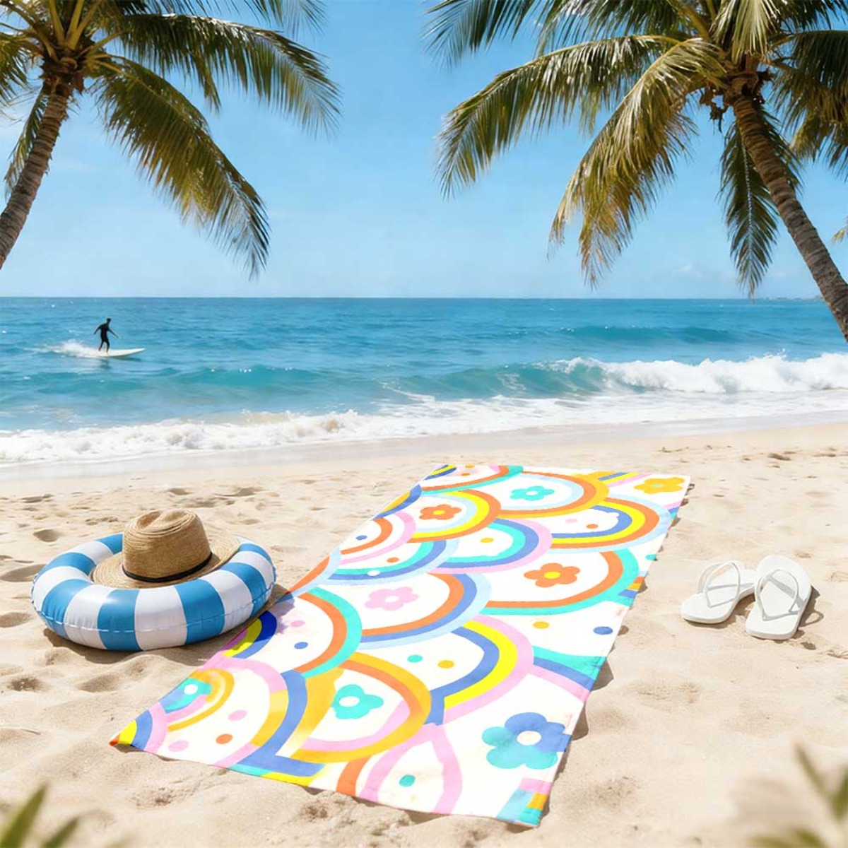 One Beach Towel That Is Reusab - Yoga And Fitness ulasan dan harga