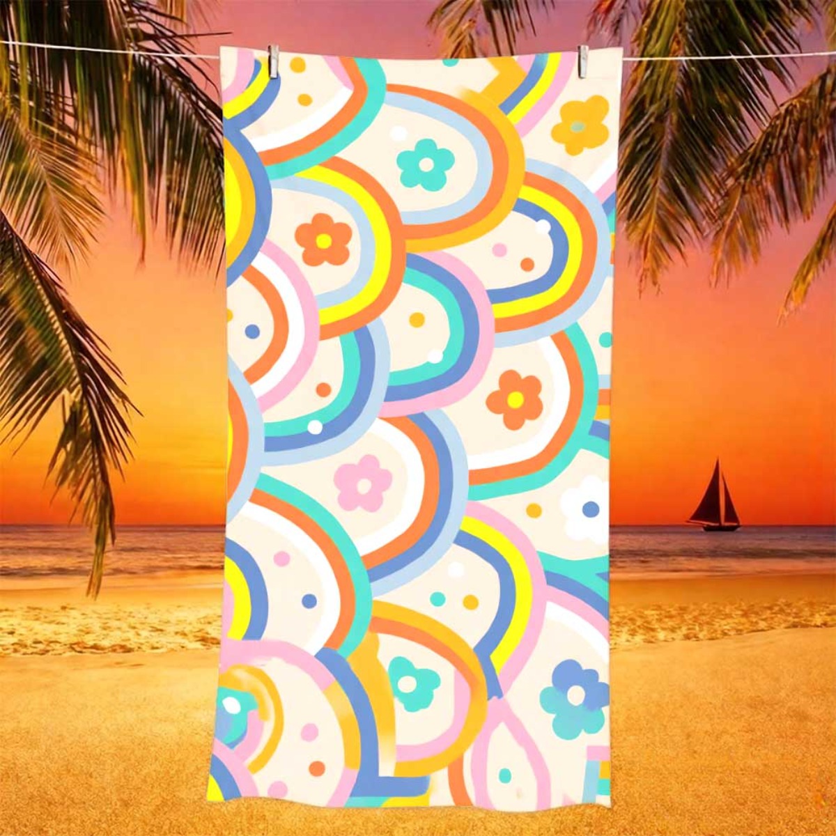 One Beach Towel That Is Reusab - Yoga And Fitness ulasan dan harga