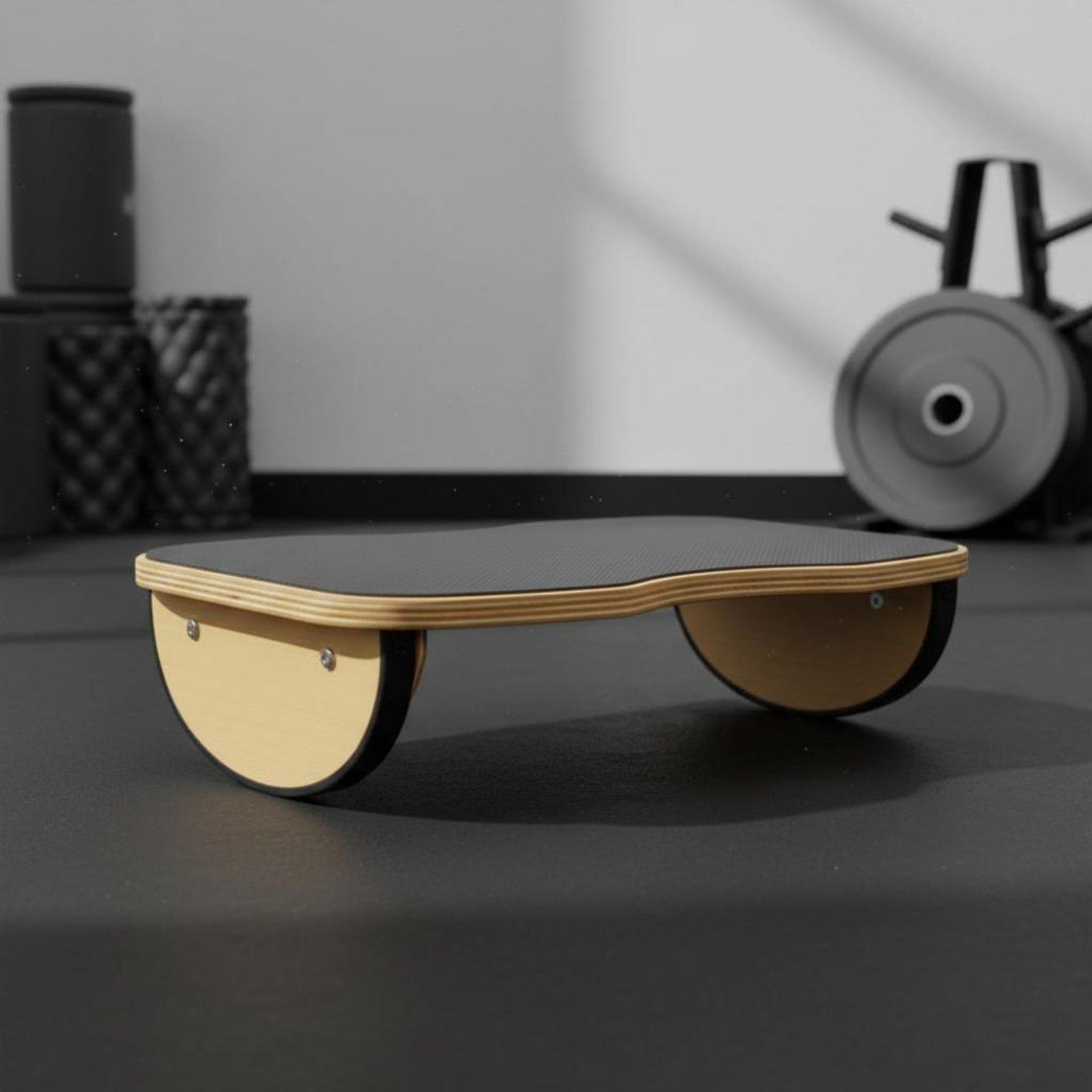 Wooden Balance Board Rocking M - Balance Board Fitness ulasan dan harga