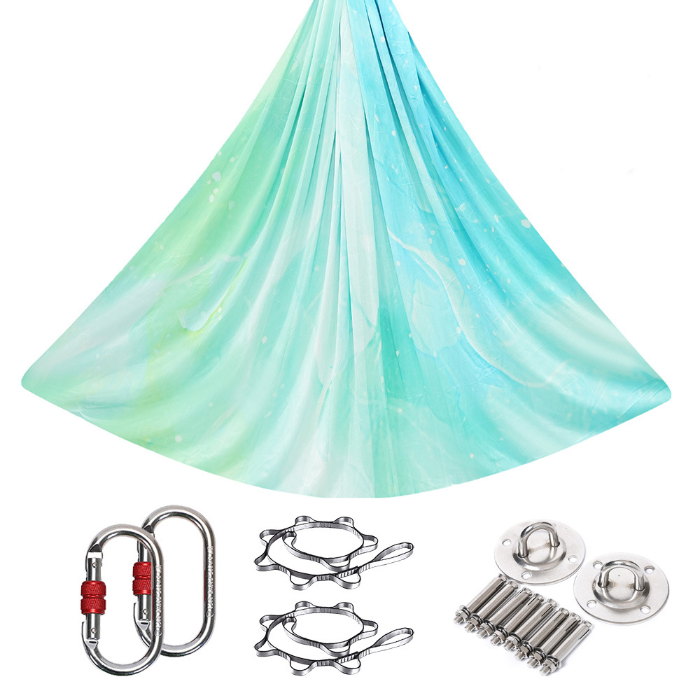 Colorful Gradient Print Elasti - Yoga Swing Aerial ulasan dan harga