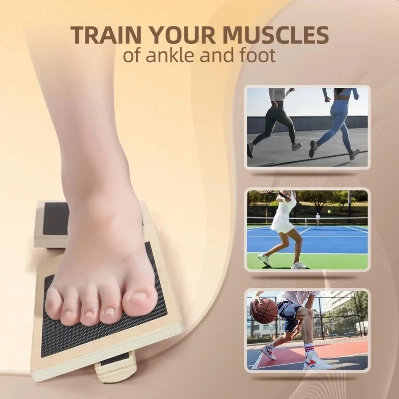 Wooden Single Foot Trainer Bal - Balance Board Fitness ulasan dan harga