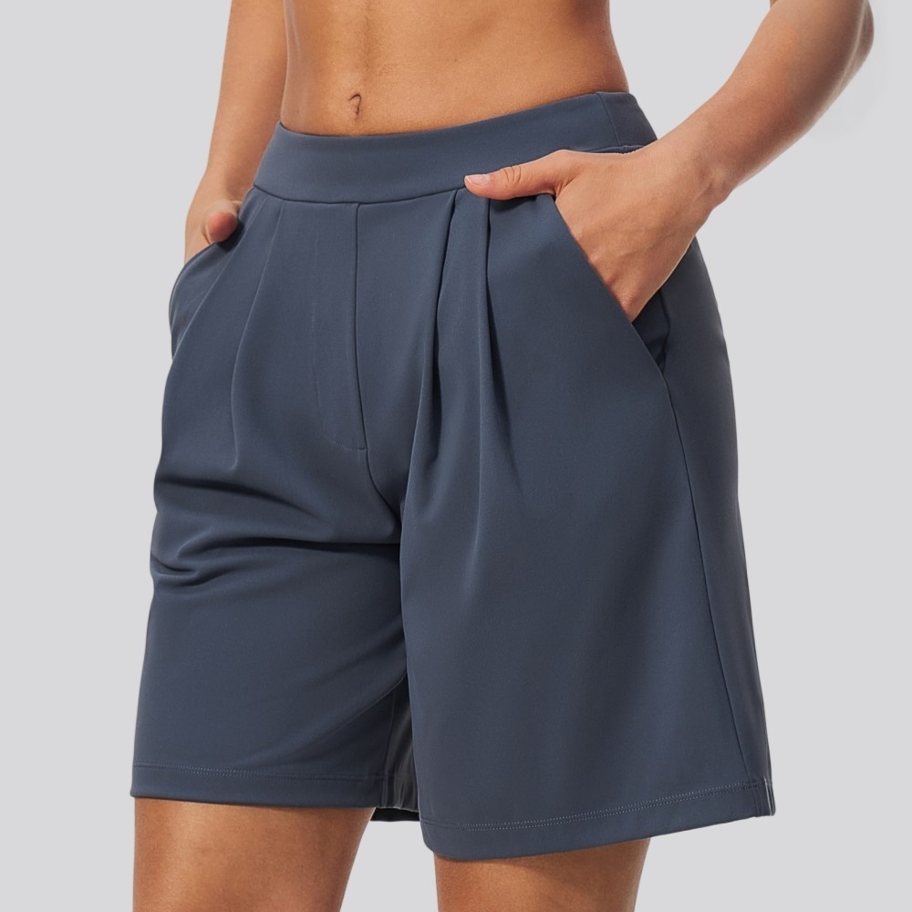 Women Solid Color Sports Short - J-Yoga Fitness ulasan dan harga