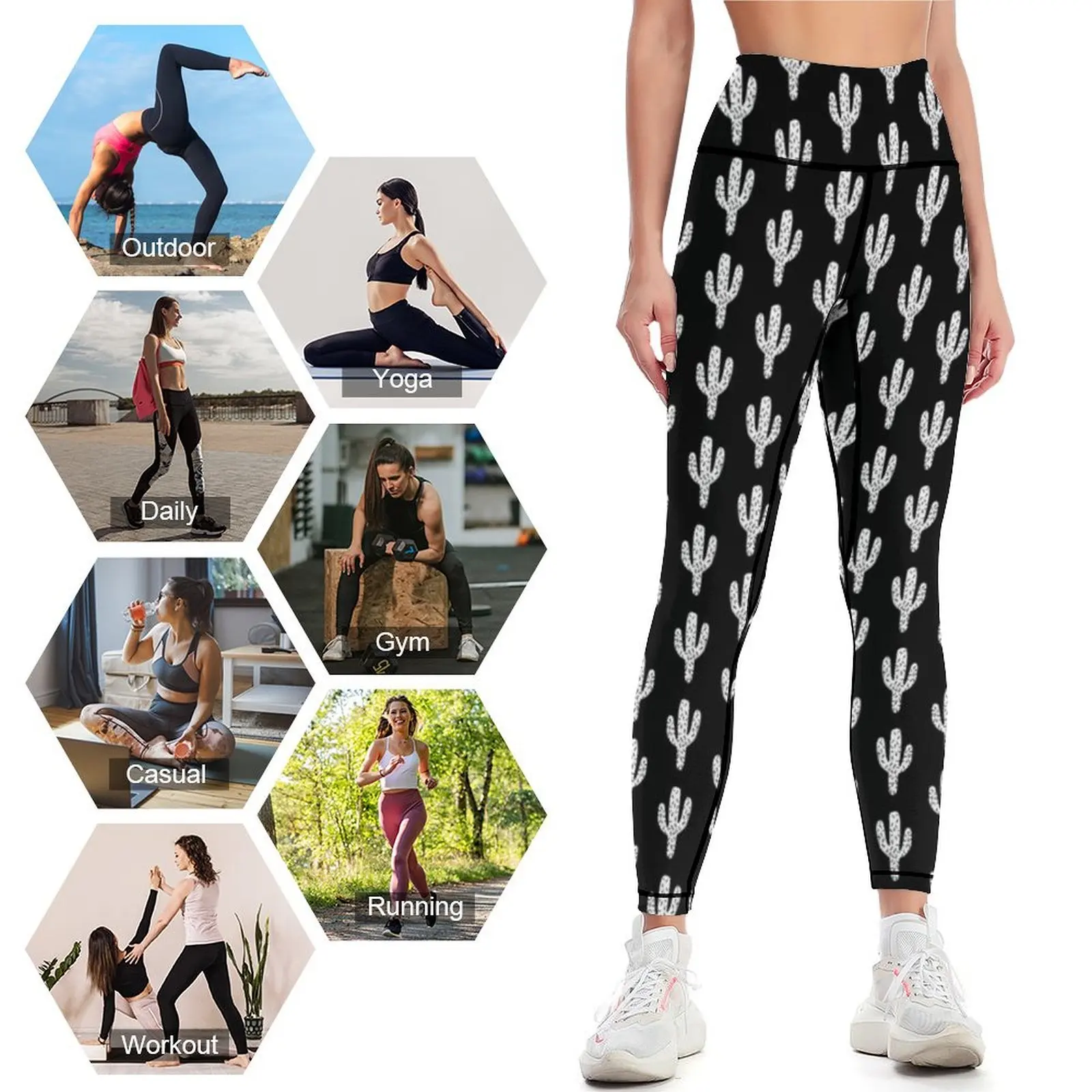 Linocut cactus southwest deser - Yoga Fitness California ulasan dan harga