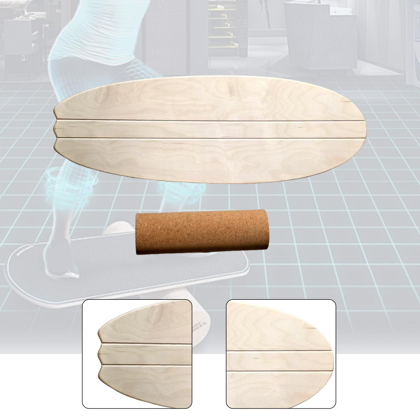Wooden Balancing Board Roller  - Balance Board Fitness ulasan dan harga