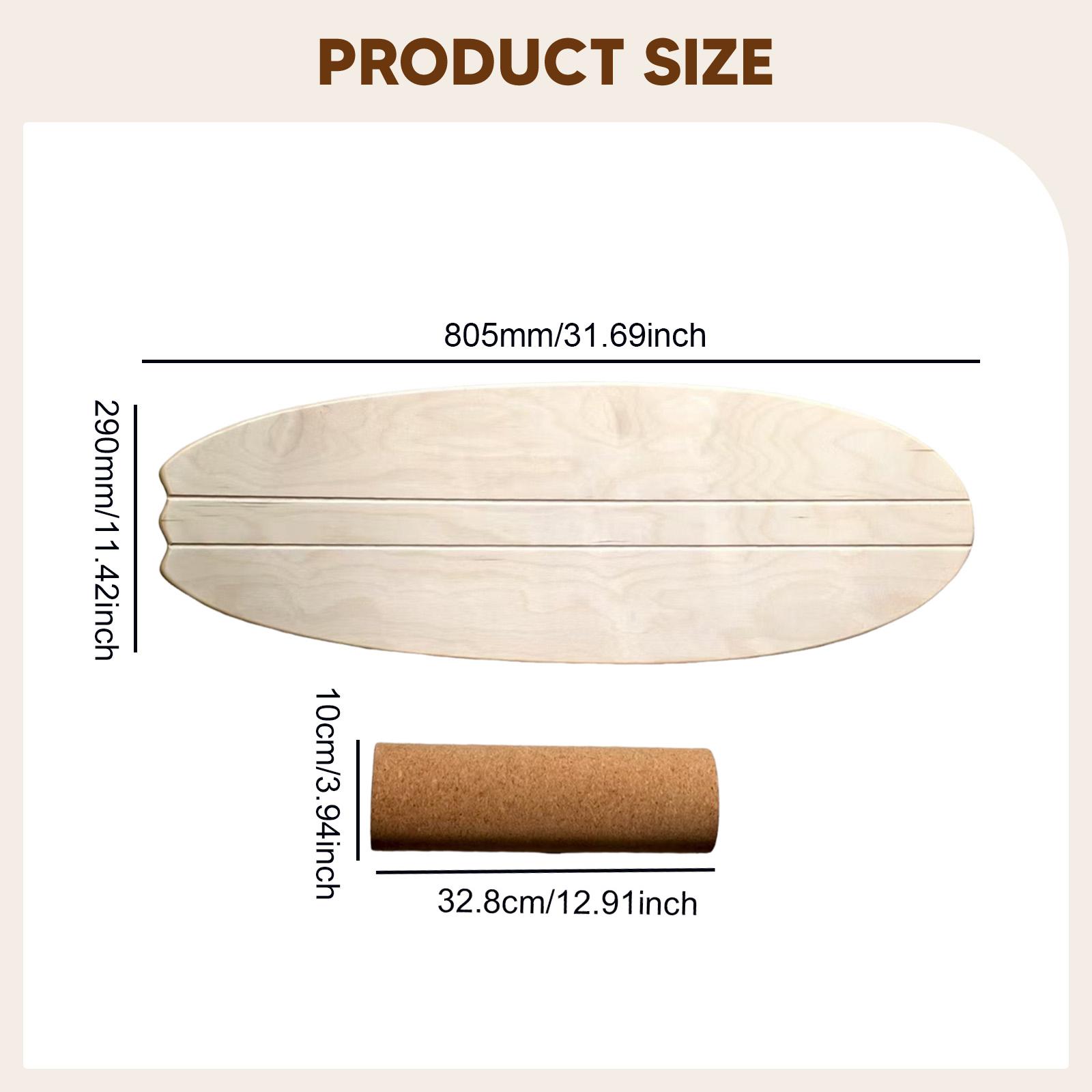 Wooden Balancing Board Roller  - Balance Board Fitness ulasan dan harga