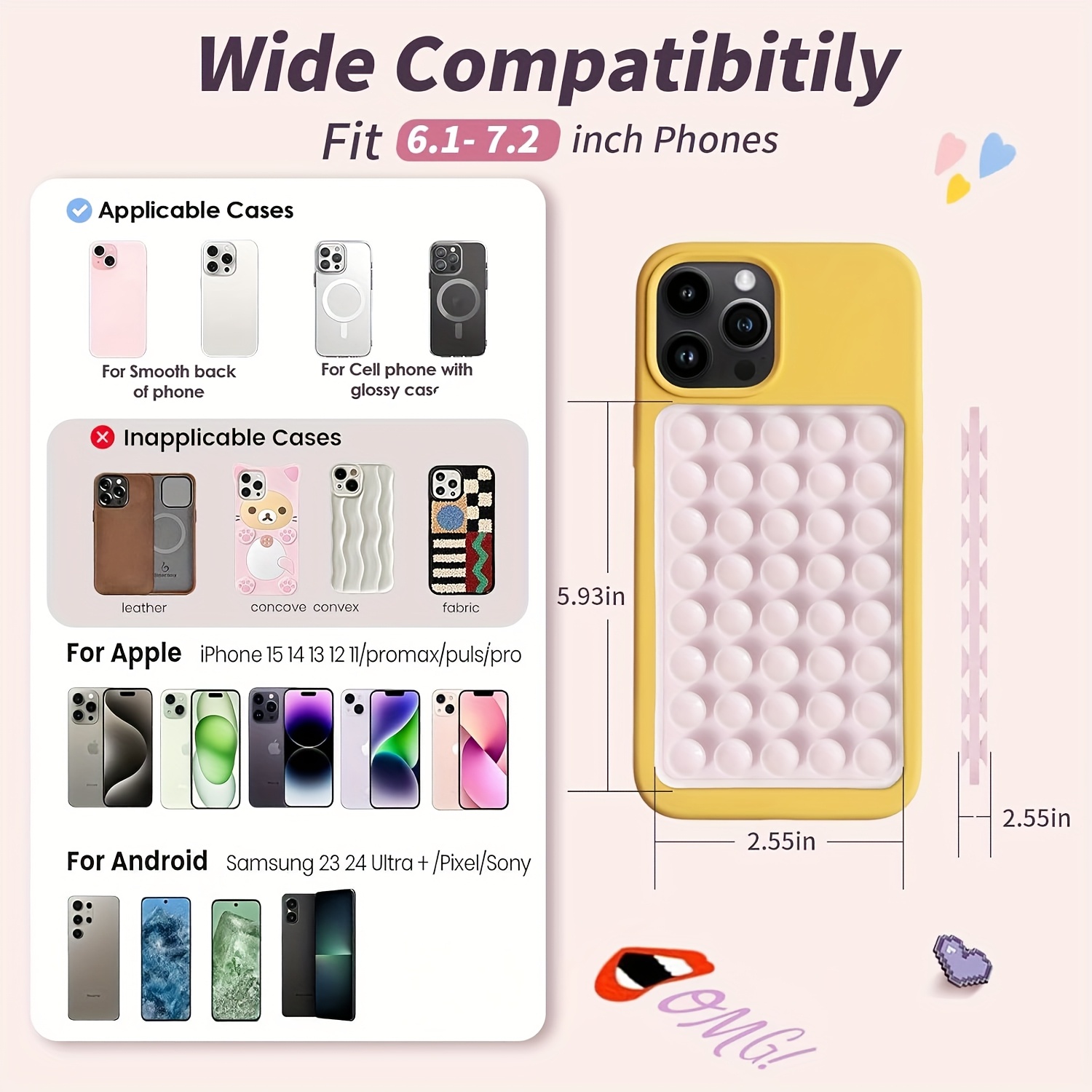 2pcs Double-Sided Silicone Suc - Yoga Of Fitness ulasan dan harga